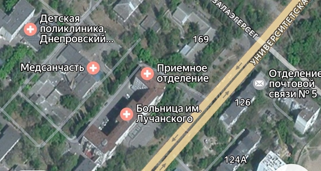 Координати з окупаційного каналу