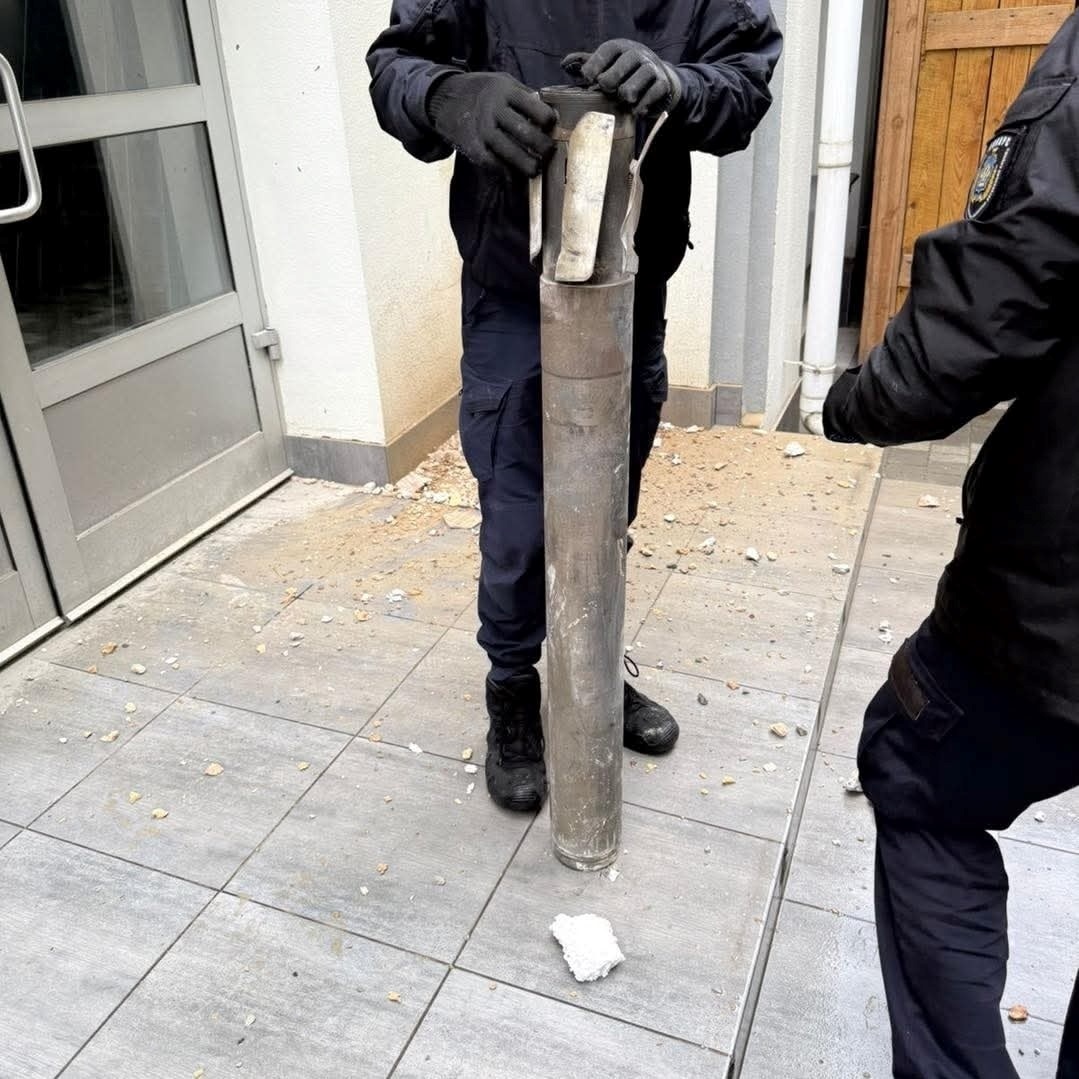 Касетний боєприпас у херсонській Синагозі