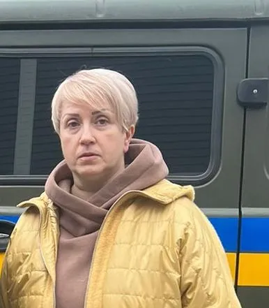Світлана Межерицька під час затримання у березні 2024 ркоу