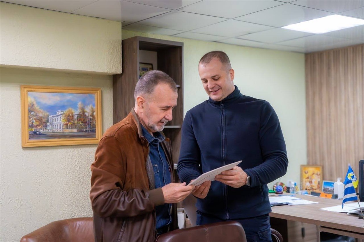 Нагородження Володимира Миколаєнка