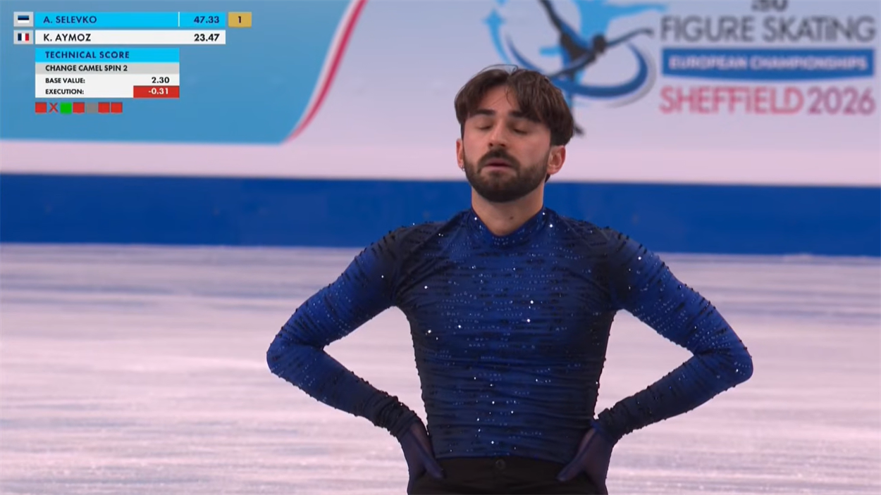 Кевін Аймоз після короткої програми