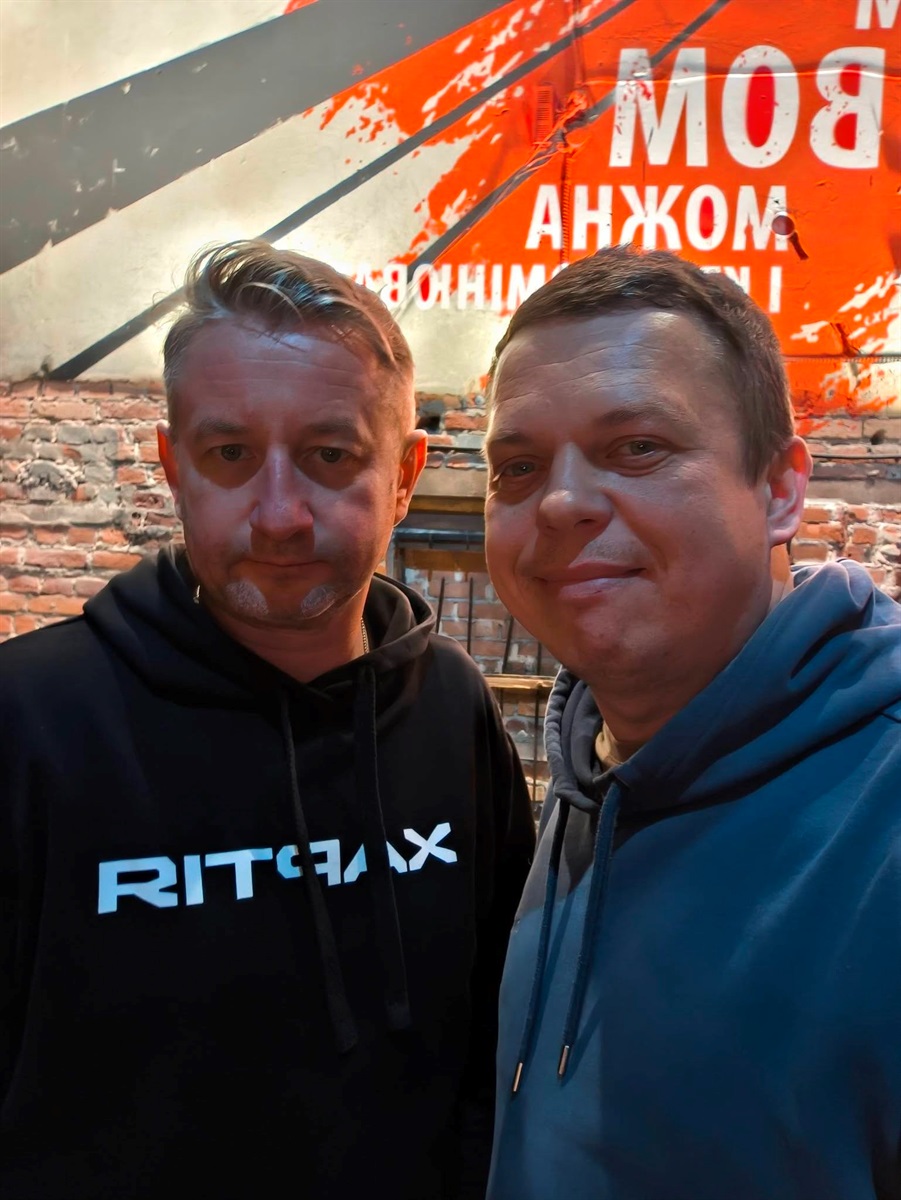 Максим Беспалов із Сергієм Жаданом