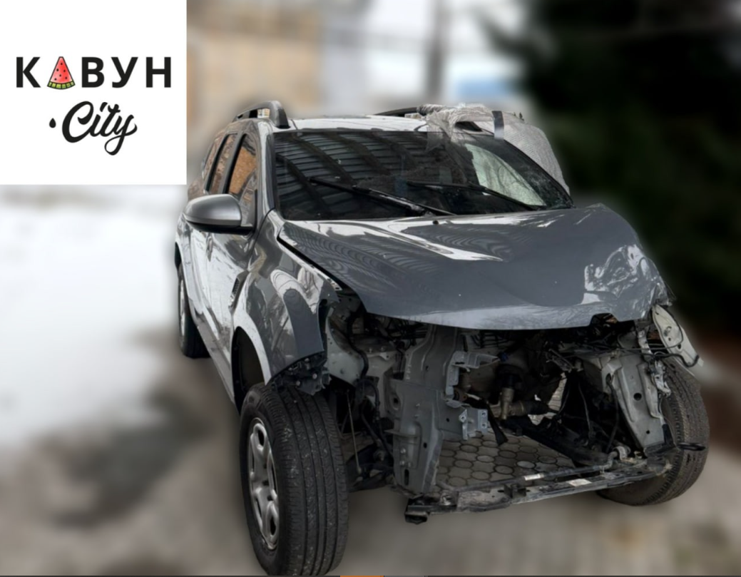 Авто після ДТП за участі Ярослава Шанька