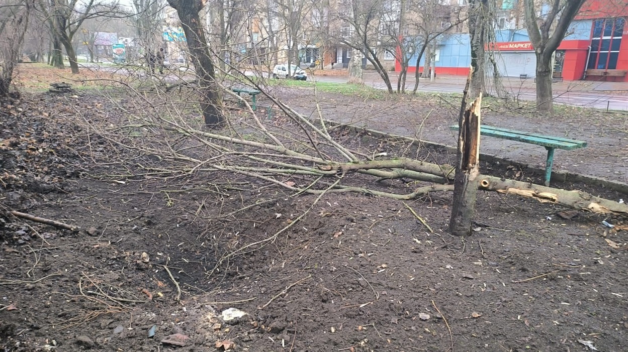 Наслідки ворожих обстрілів Херсона