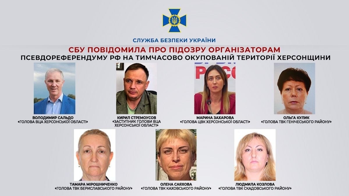 У СБУ назвали імена організаторів нелегітимного референдуму в Херсонській області